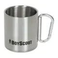 Термокружка BOYSCOUT 200мл нерж. сталь складная ручка-карабин