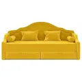 Софа Версаль фокус- мебельная фабрика 212х103х112 см желтый матовый