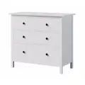 Комод Хемнэс Hemnes/ Кымор, 108х96х50см, 3 ящика, белый