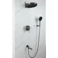 Душевая система GAPPO G7106-9, скрытого монтажа, оружейная сталь