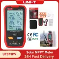 Фотоэлектрический модуль UNI-T Тестер максимальной мощности UT673PV Измерение напряжения открытого цепа и короткого замыкания тока