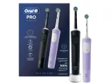 Зубная щетка Oral-B Vitality Pro электрическая черная + дополнительные ручки, 2шт