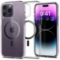 Чехол Spigen на Apple iPhone 14 Pro Max (ACS04827) Ultra Hybrid (MagFit) / Спиген чехол для Айфон 14 Про Макс MagSafe, противоударный, с защитой камеры, карбон