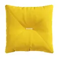 Подушка декоративная Дубай 40х40 Велюр желтый / золото Djivani