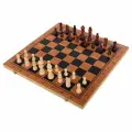 Шахматы-шашки-нарды 3в1 50 см х 50 см из дерева