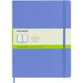Блокнот Moleskine CLASSIC QP092B42 XLarge 190х250мм 192стр. нелинованный твердая обложка голубая гортензия