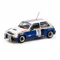 Машинка Tarmac Works 1/64 Renault 5 Turbo Rally Costa Brava 1985 Diecast Scale Model Car