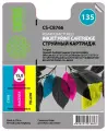 Струйный картридж Cactus CS-C8766 №135 многоцветный (18мл) для HP DJ 5743/6543/6843/DJ 6213/7313/741
