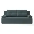 Диван-кровать, раскладной PUSHE Лиссабон New, велюр, серый Balance 996