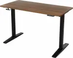 Стол геймерский Knight Table T2 столешница МДФ орех каркас черный (KNIGHT TABLE T2 WD)