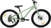 Велосипед подростковый Pifagor Level Up 24, стальная рама, 7 скоростей, дисковые механические тормоза, цвет Зеленый