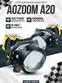 Светодиодные линзы Aozoom A20 для Opel Astra J 2009-2017 автокорректор / biled модули A20 на Опель Астра J автокорректор без afs