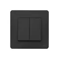 Выключатель 2-клавишный BLANCA, скрытый монтаж, антрацит | код. BLNVS010506 | Schneider Electric (10шт. в упак.)