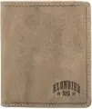 Бумажник KLONDIKE, фактура гладкая, коричневый