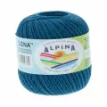 Пряжа ALPINA LENA 100% мерсеризованный хлопок 50 г 280 м №57 джинсовый