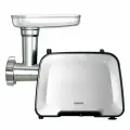 Мясорубка электрическая Centek CT-1604 с насадками для колбас и кеббе, 2 диска, функция реверс, мощность 2200Вт