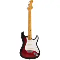 SX SST57+/2TS Электрогитара, stratocaster, корпус: ольха, гриф: клён, накладка: клён, 21 лад, колки: хром, датчики: S, S, S, регуляторы: 2 тон, 1 громкость, 5-позиционный переключатель, машинка: Vintage, цвет 2 Tone Sunburst