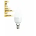(20 шт.) Светодиодная лампочка Smartbuy свеча C37 E14 9.5W(900lm) 6000K 6K матовая пластик SBL-C37-9_5-60K-E14 Холодный белый. Цоколь E14