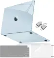 MOSISO Жесткий чехол для Macbook Air 13 15 дюймов, Sky Blue, Air13.6 M4 A3240, Унисекс