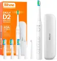 Электрическая зубная щетка Bitvae D2 Daily Toothbrush (Футляр + подставка + 4 насадки + колпачок для насадок + 2 internal brushheads) (D2 + Case) GLOB