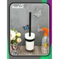 Ёрш Rainbowl CUBE керамика к стене (2790-4BP) черный матовый