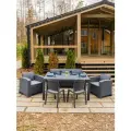 Комплект садовой мебели Royal Family LANA LUX DINING M, графит