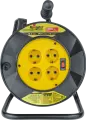 Удлинитель силовой на пластиковой катушке Navigator 93 905 NPE-R с выключателем, 4 розетки, с зазем, 20 м, IP20