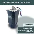 Шаговый двигатель с тормозом 57HS76-3004SC