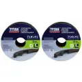 Комплект из 2 штук уплотнители Tytan Professional D 50m* 21mm*15mm черный