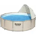 Бассейн каркасный круглый Bestway Steel Pro Max, 396х396х107 см