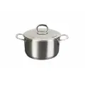 Кастрюля 1,2л из нержавеющей стали с металлической крышкой, Kukmara серия Safia