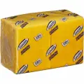 Салфетки бумажные 24x24см, 1-слойные Luscan Profi Pack, желтые, 400шт, 10 уп.