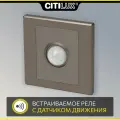 Встраиваемое реле с датчиком движения Графит Citilux Skally CLR005KS1