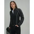 Мотокуртка женская INFLAME GLACIAL DARK текстиль+сетка, цвет черный, XS размер