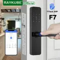 Умный замок RAYKUBE F7TTlock, дверной замок для гостиничных апартаментов, поддерживает несколько методов разблокировки