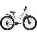 Велосипед SITIS LUNA 7SP HD 26 (2025) White-Tuquoise-Black хардтейл подростковый, 11-16 лет, алюминиевая рама
