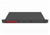 Кросс оптический Toplan , стоечный 19, 8 ST/UPC адаптера, SM, 1U, черный, укомплектованный (КРС-Top-1U-08ST/U-OS2-BK)