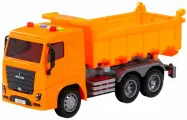 Пластиковая модель Профи Автомобиль-самосвал МАЗ для детей, игрушечный транспорт со световыми и звуковыми эффектами, детская инерционная машинка, сюжетно-ролевая игрушка, для игр в песочнице и дома