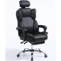 Кресло компьютерное , офисное , руководителя с подножкой , игровое комфортное мягкое мягкие прорезиненные колёсики