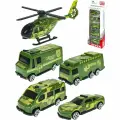 Набор машин Рыжий кот Военная техника 4 шт, 7 см, пластик, в коробке, от 3 лет