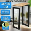 Подстолье регулируемое 92х38 см, опоры для барного стола