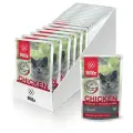 Корм влажный Blitz курица и потрошки в соусе для кошек (24шт x 85 г)