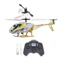 3,5-канальный радиоуправляемый вертолет 2,4 ГГц USB перезаряжаемый реалистичный легкий парящий вертолет из сплава с дистанционным управлением серебристый