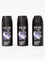 Дезодорант EXXE Vibe, спрей, 3шт, 150мл, антибактериальный, комплекс витаминов