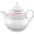 Чайник заварочный Thun Jana, декор Серый мрамор с розовым кантом 1200 мл