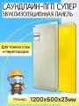Панель звукоизоляционная Саундлайн-ПГП Супер, 1200х600х23 мм (0,72м2)