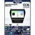 Магнитола Teyes CC4L 4/64GB для Hyundai Santa Fe 3 2013-2016 (Комплектация C), штатная магнитола, IPS, DSP,4G, Wi-Fi