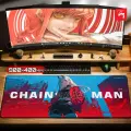 Игровой коврик для мыши DigitalRazor Chainsaw Man Power red-blue 900x400x4mm, красный, белый