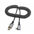 Витой кабель HDMI-micro HDMI (правый) 2.0