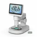 Цифровой микроскоп BeaverLAB M2A (Deluxe), съемный IPS-дисплей 4,3, беспроводная передача по WiFi и по USB-кабелю, увеличение до 1600х, разрешение Full HD, запись фото и видео, набор аксессуаров